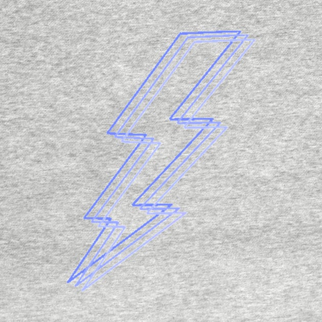 Lilac Purple Lightning Bolt Sticker by Lauren Cude